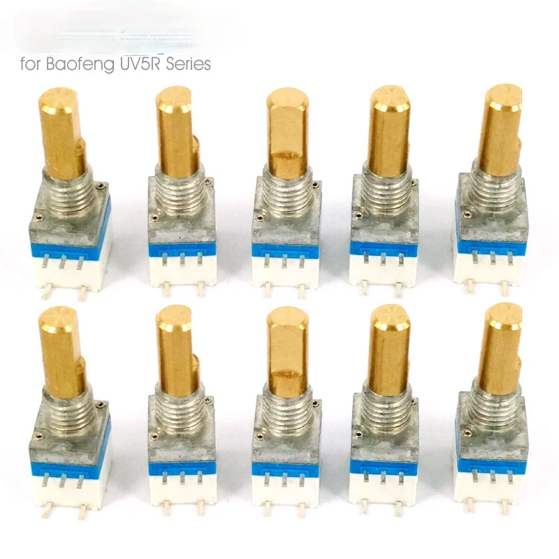 10PCS Power Knob Volume Switch Replacement for Motorola Baofeng UV5R UV-5R BF-888S Kenwood TK3107 SM318
10PCS Power Knob Volume Switch Replacement for Motorola Baofeng UV5R UV-5R BF-888S Kenwood TK3107 SM318