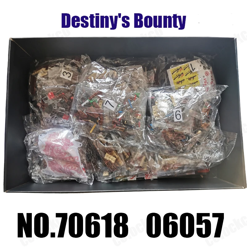 

Ниндзя фильм 70618 Destiny's Bounty 2290 + шт./набор 06057 10723 89043 строительные блоки кирпичи для детей рождественские подарки