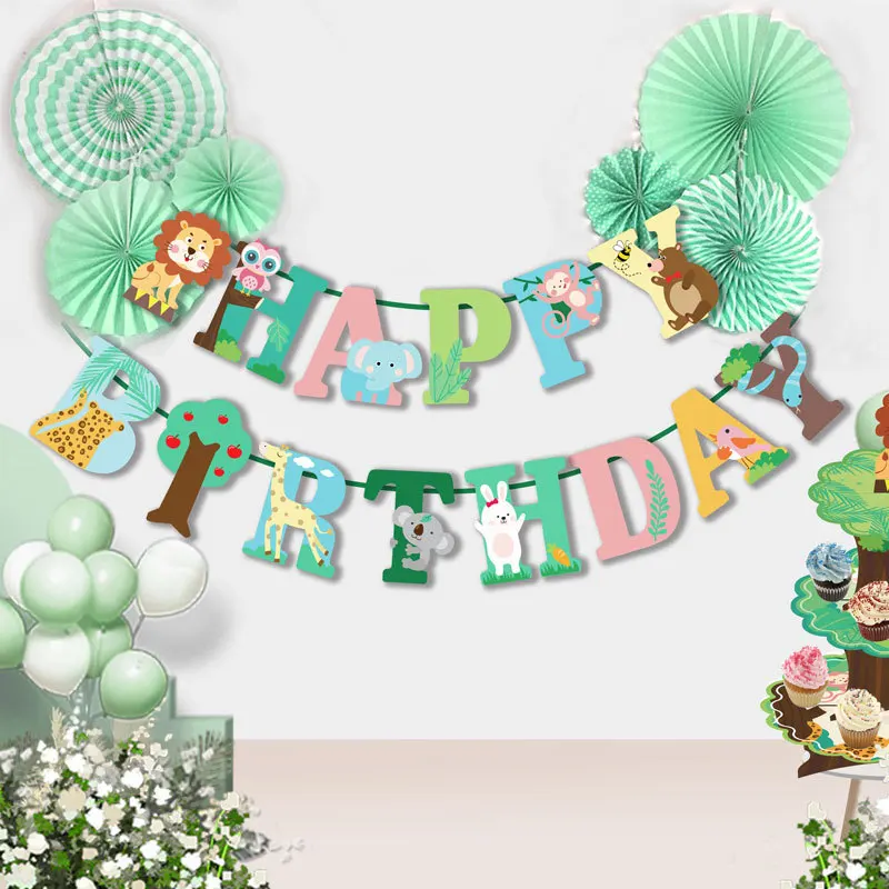 Cute Children Happy Birthday Banner Forest Lion Animal Jungle Theme Party Decoration Backdrop Supplies for Home Baby Shower
Cute Children Happy Birthday Banner Forest Lion Animal Jungle Theme Party Decoration Backdrop Supplies for Home Baby Shower