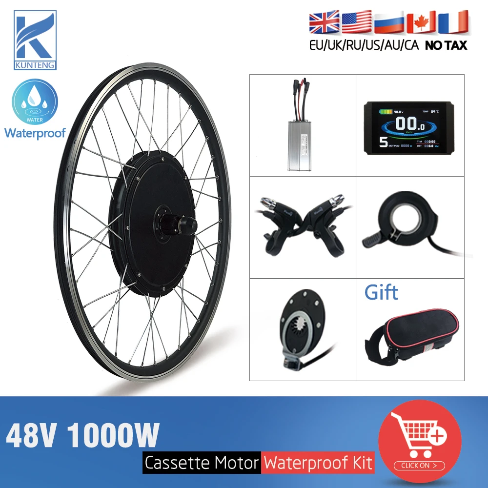 Ebike Motor Kit 48V 1000W Rear Cassette Hub Motor Wheel LCD Display 16-29 Inch 700C For Electric Bike Bicycle Conversion Kit
Ebike Motor Kit 48V 1000W Rear Cassette Hub Motor Wheel LCD Display 16-29 Inch 700C For Electric Bike Bicycle Conversion Kit