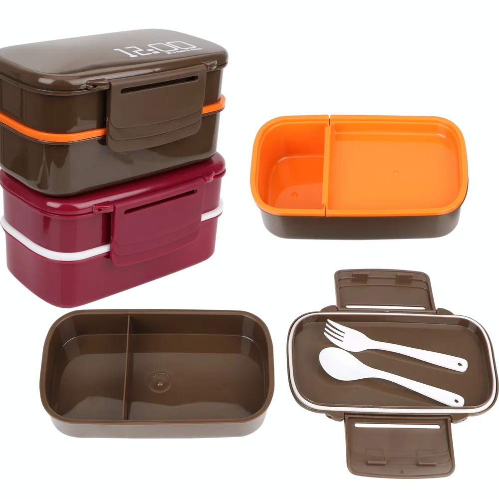 Двухслойный Ланч-бокс большой емкости, Ланч-бокс 1400 мл с ложкой и вилкой, экологически чистый безопасный для микроволновой печи и холодильн...
Двухслойный Ланч-бокс большой емкости, Ланч-бокс 1400 мл с ложкой и вилкой, экологически чистый безопасный для микроволновой печи и холодильн...
