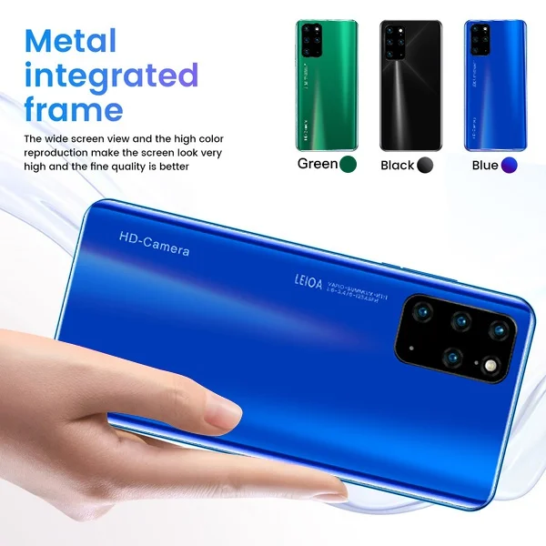 5G Smartphone Galay S20+ Pro Mobile Phones Telefon 7.2 Inch 10 Core Andorid 10.0 Smartphones Global Version 12GB RAM512GB ROM
5G Smartphone Galay S20+ Pro Mobile Phones Telefon 7.2 Inch 10 Core Andorid 10.0 Smartphones Global Version 12GB RAM512GB ROM