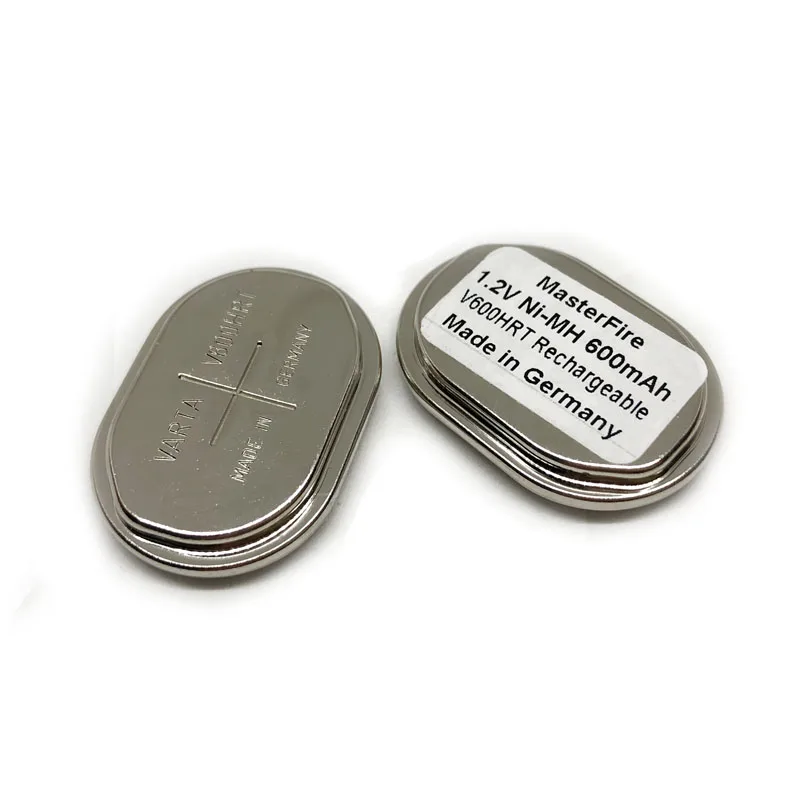 MasterFire 2pcs/lot Original V600HRT 600mah 1.2V NiMH Battery Rechargeable Ni-MH Button Batteries Cell Made in Germany
MasterFire 2pcs/lot Original V600HRT 600mah 1.2V NiMH Battery Rechargeable Ni-MH Button Batteries Cell Made in Germany