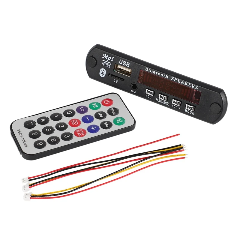 Car Wireless Bluetooth 5V MP3 WMA Decoder Board Audio Module TF Color Screen for Car Digital LED MP3 Players AUX Remote Display
Car Wireless Bluetooth 5V MP3 WMA Decoder Board Audio Module TF Color Screen for Car Digital LED MP3 Players AUX Remote Display