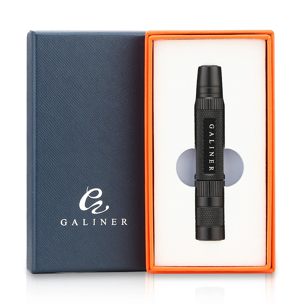 Galiner Metal Cigar Punch Portable Drill Striped Hole Tool New Stainless Steel Cigar Gadgets Smoking Accessories With Gift Box
Galiner Metal Cigar Punch Portable Drill Striped Hole Tool New Stainless Steel Cigar Gadgets Smoking Accessories With Gift Box