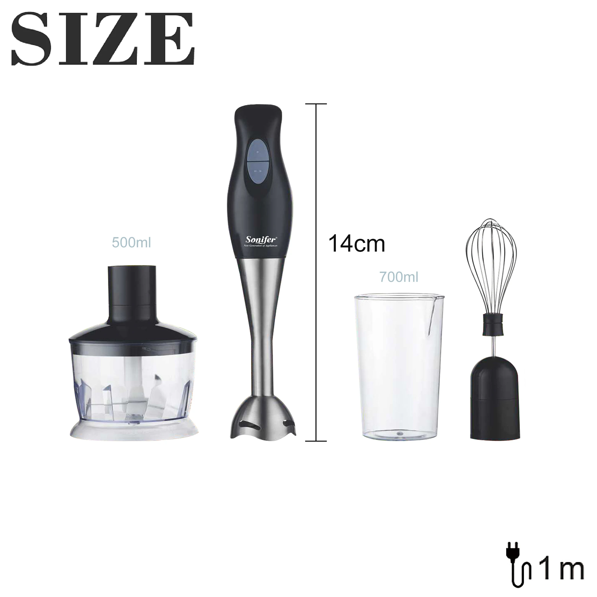 2 Speed Blender 4 in 1 Electric Food Mixers Kitchen Appliances Egg Beater Vegetable Meat Grinder For Gift 220V Sonifer
2 Speed Blender 4 in 1 Electric Food Mixers Kitchen Appliances Egg Beater Vegetable Meat Grinder For Gift 220V Sonifer