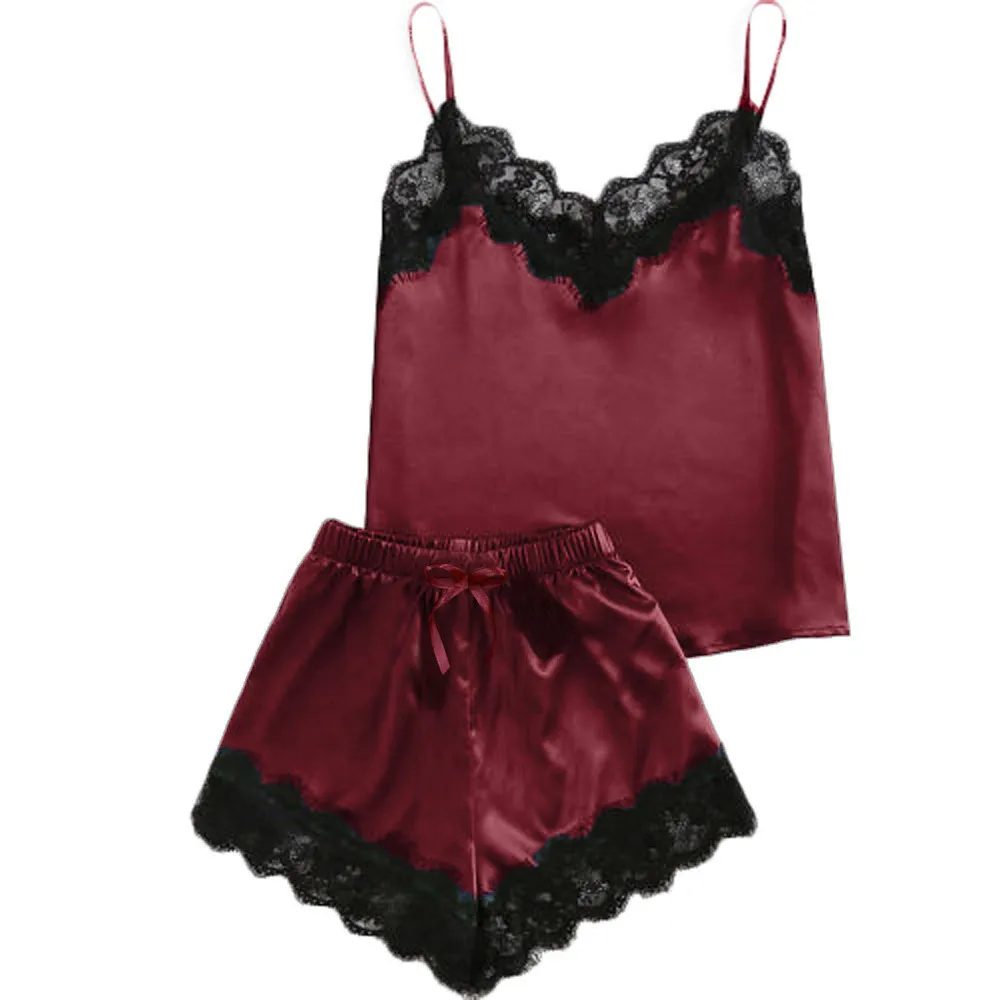 2021 New Womens Sexy Pretty-Lingerie Solid Color Simplicity Sleepwear Satin Silk Babydoll Lace Up Cozy Nightwear Pajamas Sets
2021 New Womens Sexy Pretty-Lingerie Solid Color Simplicity Sleepwear Satin Silk Babydoll Lace Up Cozy Nightwear Pajamas Sets
