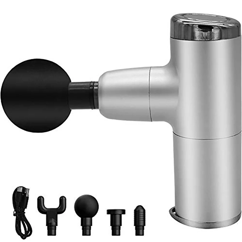 4 Speeds Mini Muscle Massage Gun Cordless Handheld Electric Body Massager Gun Tool Machine Vibration 2000mAh
4 Speeds Mini Muscle Massage Gun Cordless Handheld Electric Body Massager Gun Tool Machine Vibration 2000mAh