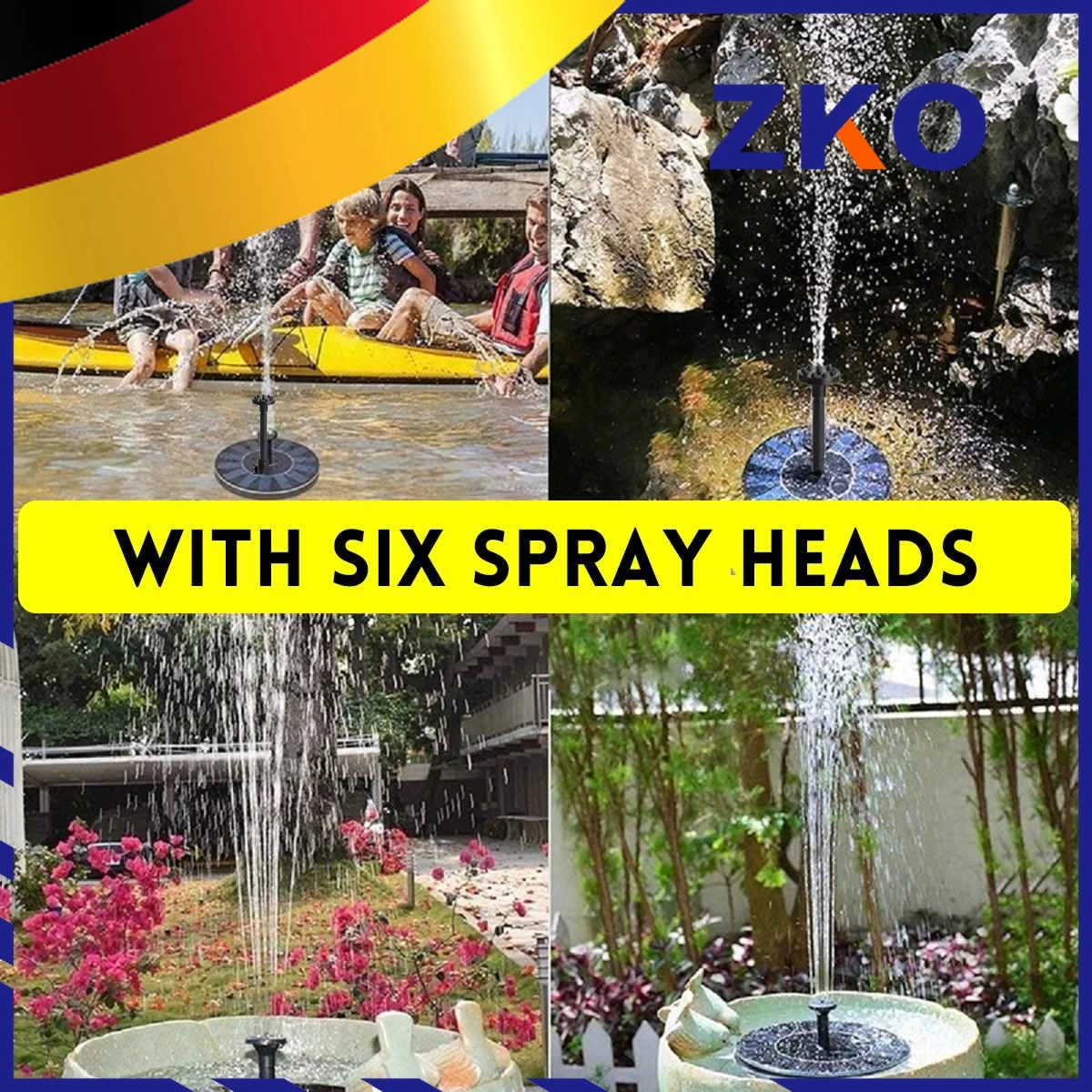 5W Solar Floating Fountain Water Pump Garden Landscape Pond Pool Aquarium Solar Garden Decoration Outdoor Fountain
5W Solar Floating Fountain Water Pump Garden Landscape Pond Pool Aquarium Solar Garden Decoration Outdoor Fountain