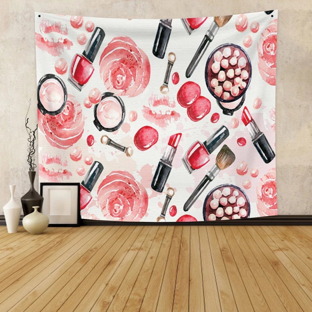 Laeacco Fashion Tapestry Makeup Lipstick Pattern Tapestry Wall Hanging Outdoor Picnic Mat Table Cloth Home Dorm Fantasy Decor
Laeacco Fashion Tapestry Makeup Lipstick Pattern Tapestry Wall Hanging Outdoor Picnic Mat Table Cloth Home Dorm Fantasy Decor