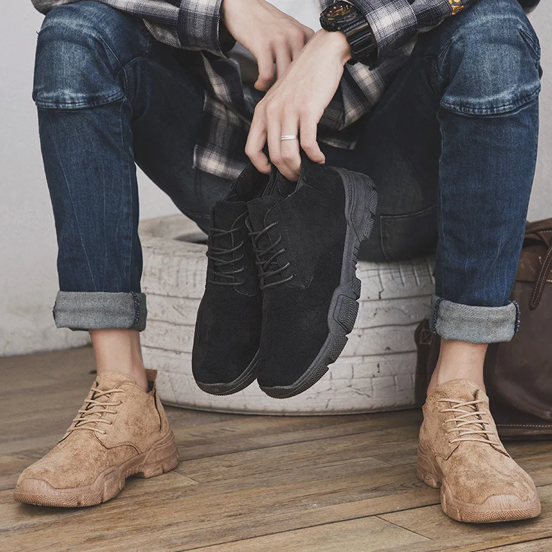 2021 Spring Autumn Fashion New Concise Style Boots for Man Breathable Round Toe Slip-on Casual Martin Boots Non-slip for Climb
2021 Spring Autumn Fashion New Concise Style Boots for Man Breathable Round Toe Slip-on Casual Martin Boots Non-slip for Climb