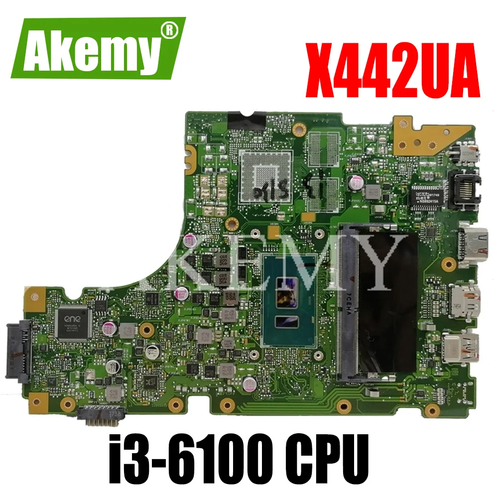 SAMXINNO X442UA Motherboard For Asus X442 X442U X442UA X442UR X442UQ X442UQK X442UQR Laotop Mainboard with I3-6100/6006 CPU
SAMXINNO X442UA Motherboard For Asus X442 X442U X442UA X442UR X442UQ X442UQK X442UQR Laotop Mainboard with I3-6100/6006 CPU