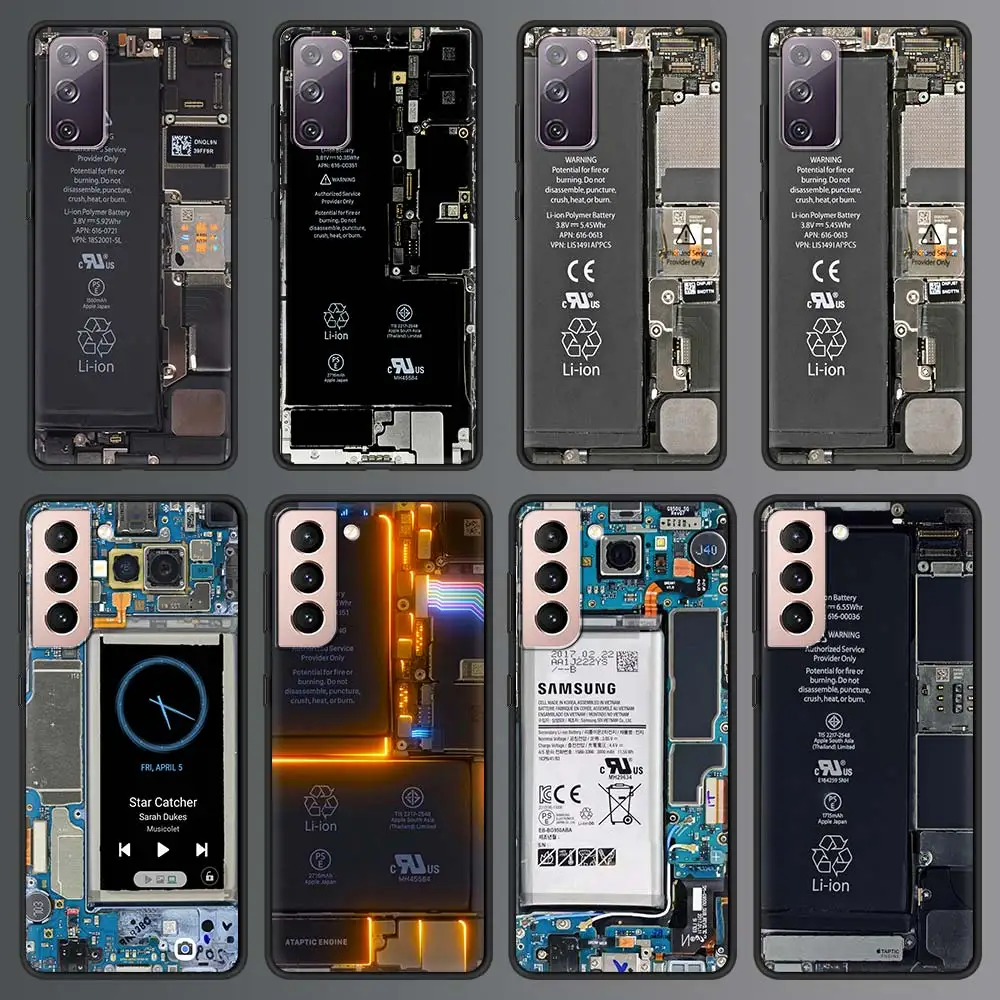 Чехол для материнской платы Samsung Galaxy S21 Ultra S20 FE S10 S9 Plus S10E S8 мягкий силиконовый