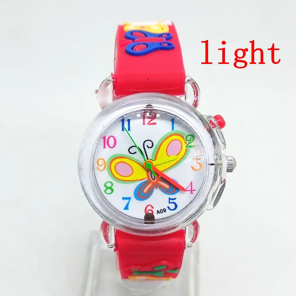 2021 Flash Light Luminous Football Butterfly Children High Quality Baby Watches For Boys Girls Clock Wristwatches
2021 Flash Light Luminous Football Butterfly Children High Quality Baby Watches For Boys Girls Clock Wristwatches