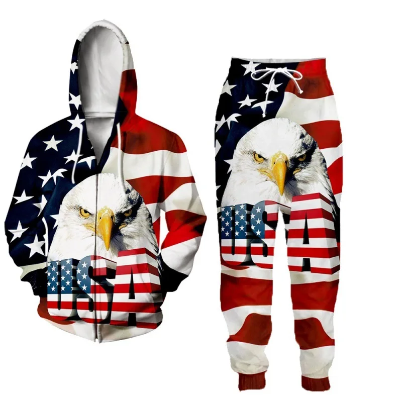 Autumn Winter 3D Printing Men's Casual Two-Piece Suit Men's Hooded Sweater Suit Men's Sportswear 2021 New Long-Sleeved Trousers
Autumn Winter 3D Printing Men's Casual Two-Piece Suit Men's Hooded Sweater Suit Men's Sportswear 2021 New Long-Sleeved Trousers
