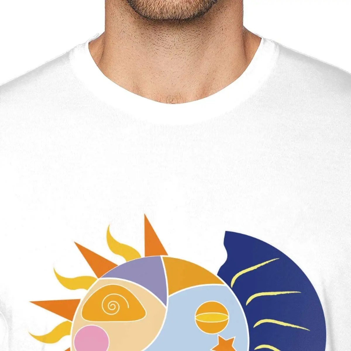 Sun Moon Stars Men's Short Sleeve T Shirts Tees New 2020 Summer Mens Cool Breathable Pure Cotton Round Collar Tshirt
Sun Moon Stars Men's Short Sleeve T Shirts Tees New 2020 Summer Mens Cool Breathable Pure Cotton Round Collar Tshirt