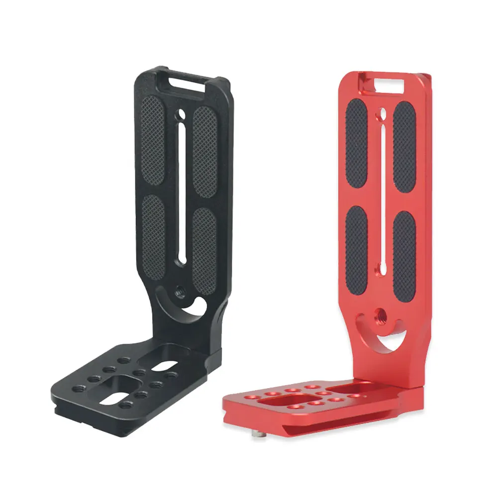 Universal DSLR Camera L Plate Quick Release Aluminum L Bracket 1/4 Inch Screw Tripod Vertical Shot Bracket for Canon Nikon Sony 
Universal DSLR Camera L Plate Quick Release Aluminum L Bracket 1/4 Inch Screw Tripod Vertical Shot Bracket for Canon Nikon Sony
