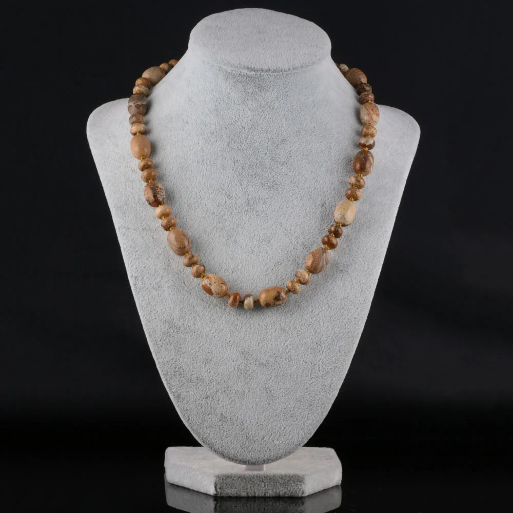 Fashion Agate Rose Quartz Clear Quartz Necklace Natural Semi-precious Stone Choker Necklace for Unisex Jewelry Gift Length 45 cm
Fashion Agate Rose Quartz Clear Quartz Necklace Natural Semi-precious Stone Choker Necklace for Unisex Jewelry Gift Length 45 cm