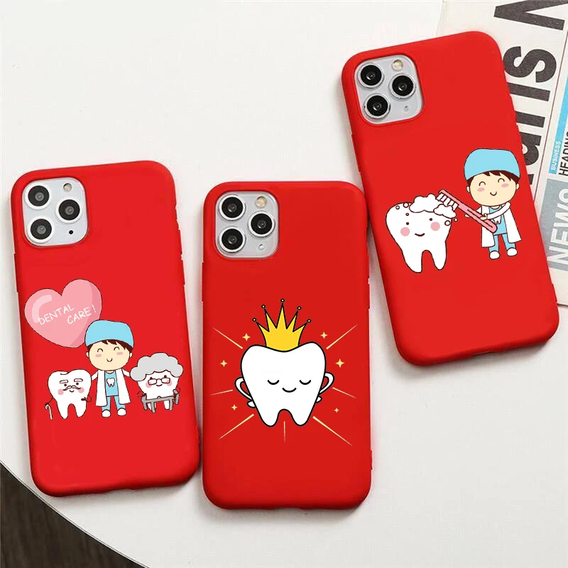Tooth Dentist Phone Case For iPhone 11 12 13 Pro Max Cover for iPhone X XR XS MAX 7 8 6 6S Plus SE 12 13Mini Soft TPU candy case
Tooth Dentist Phone Case For iPhone 11 12 13 Pro Max Cover for iPhone X XR XS MAX 7 8 6 6S Plus SE 12 13Mini Soft TPU candy case