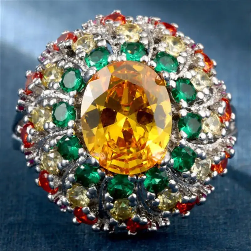 Personality Women Jewelry Full Fill Round Colorful Rhinestone Party Ring Size6-10
Personality Women Jewelry Full Fill Round Colorful Rhinestone Party Ring Size6-10