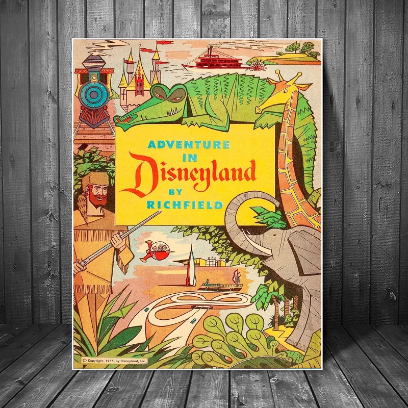 Adventure in Disneyland Comic Book Cover Poster Jungle Cruise Davy Crockett Adventureland Frontierland Canvas Painting Wall Art
Adventure in Disneyland Comic Book Cover Poster Jungle Cruise Davy Crockett Adventureland Frontierland Canvas Painting Wall Art