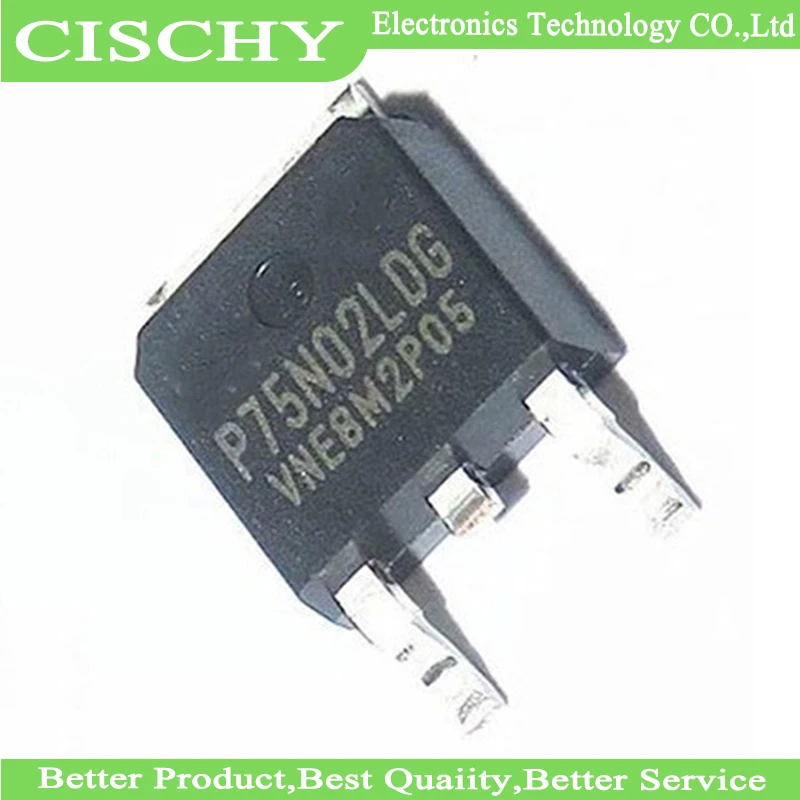 10 шт. P75N02LDG P75N02 TO-252 
10 шт. P75N02LDG P75N02 TO-252