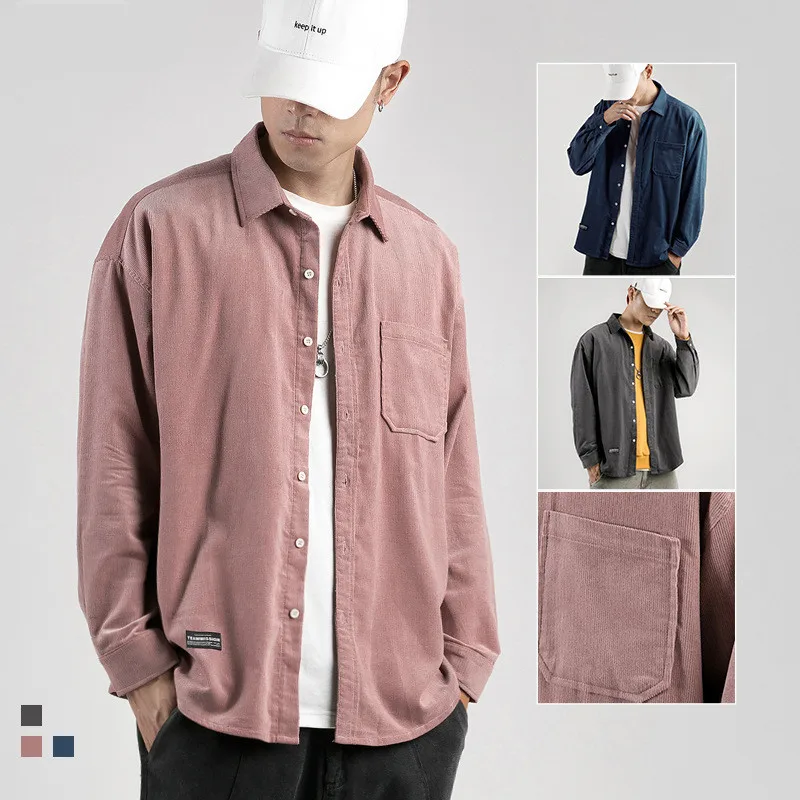 Japanese System Male Vintage Flannel Shirt 2022 Autumn New Men's Solid Color Loose Long Sleeve Shirt oversized Man Shirt Koszula
Japanese System Male Vintage Flannel Shirt 2022 Autumn New Men's Solid Color Loose Long Sleeve Shirt oversized Man Shirt Koszula