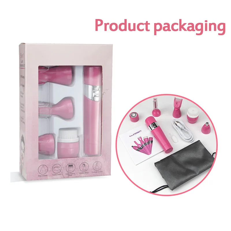 5 in 1 Women Epilator Female Eyebrow Trimmer Lady Shaver Wet & Dry Hair Removal Shaving Machine Face depilador Bikini Depilatory
5 in 1 Women Epilator Female Eyebrow Trimmer Lady Shaver Wet & Dry Hair Removal Shaving Machine Face depilador Bikini Depilatory