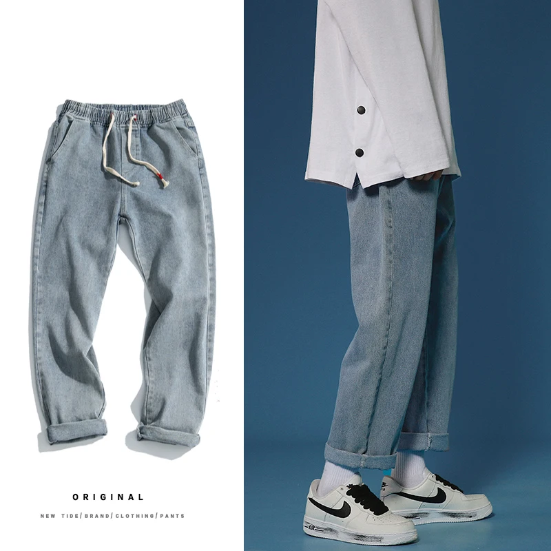 Plus Size 5xl Men's Loose Black Blue Straight Pants Punk Gothic Pants Baggy Homme Cargo Autumn Winter Jeans Biker Denim Trousers
Plus Size 5xl Men's Loose Black Blue Straight Pants Punk Gothic Pants Baggy Homme Cargo Autumn Winter Jeans Biker Denim Trousers