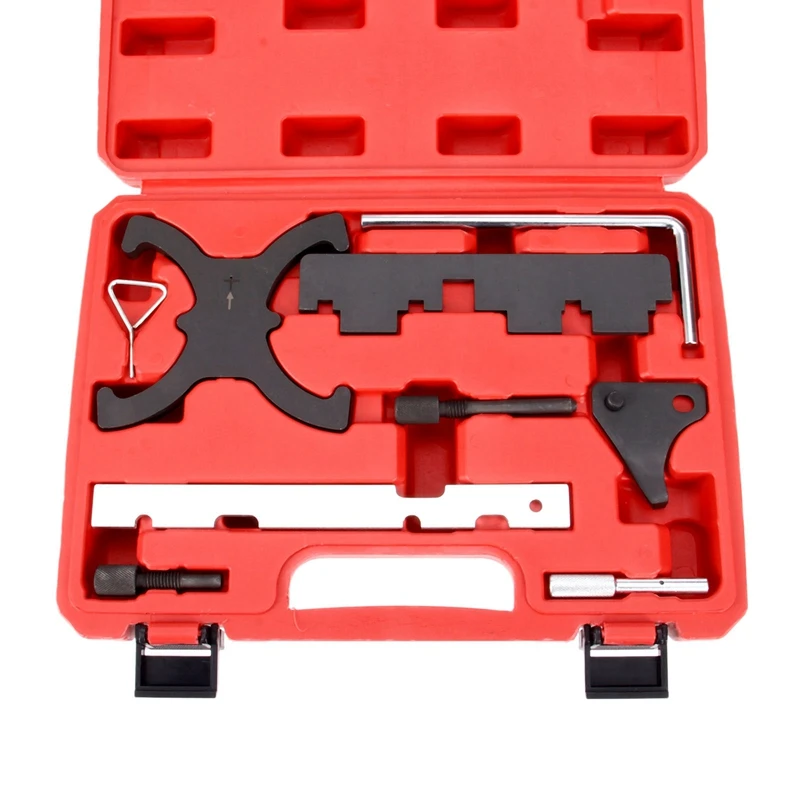 Engine Camshaft Timing Locking Tool Set Kit for Ford Focus 1.6 for Mazada 1.6 Eco Boost for Volvo
Engine Camshaft Timing Locking Tool Set Kit for Ford Focus 1.6 for Mazada 1.6 Eco Boost for Volvo