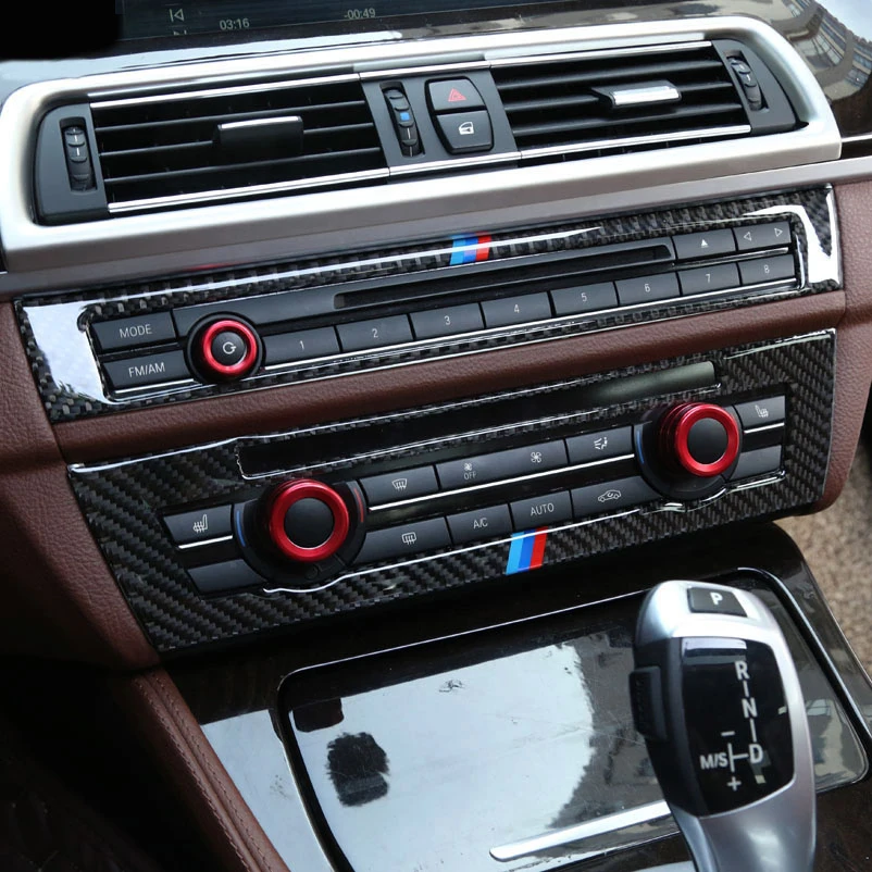 Car Styling Center Control Air Conditioning CD panel Decorative Cover trim strips Stickers For BMW 5 Series F10 F18 Accessories
Car Styling Center Control Air Conditioning CD panel Decorative Cover trim strips Stickers For BMW 5 Series F10 F18 Accessories