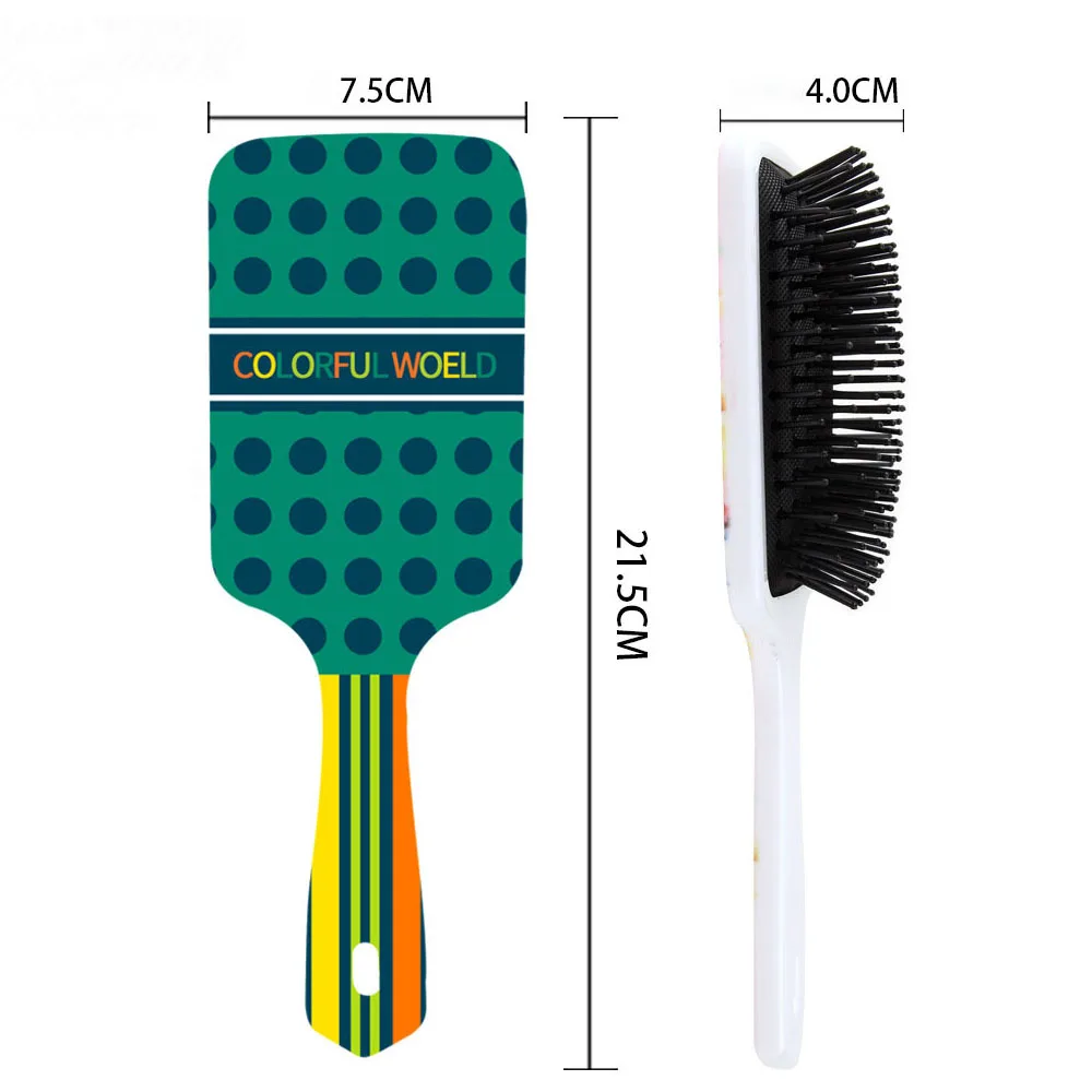 1ps Hairbrush Loss Care Cushion Paddle Professional Brush Hair Comb Color Pattern Comfortable Hairdressing Salon 2021 Fashion
1ps Hairbrush Loss Care Cushion Paddle Professional Brush Hair Comb Color Pattern Comfortable Hairdressing Salon 2021 Fashion