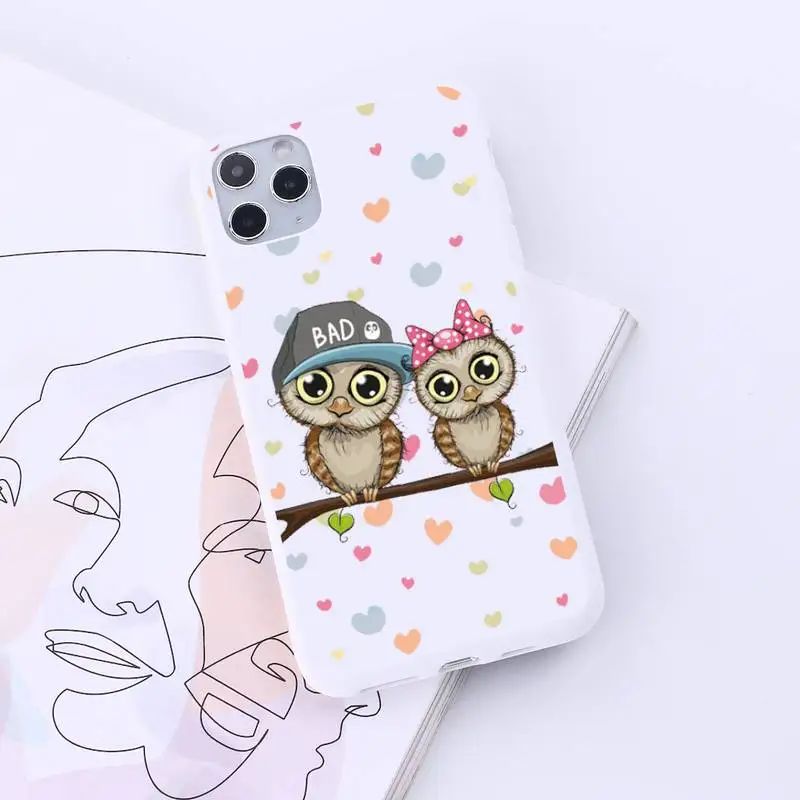 Baby Cute Owl animal design luxury Phone Case funda Candy Color for iPhone 6 7 8 11 12 s mini pro X XS XR MAX Plus
Baby Cute Owl animal design luxury Phone Case funda Candy Color for iPhone 6 7 8 11 12 s mini pro X XS XR MAX Plus