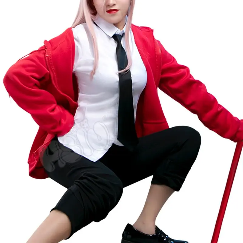 Power clothing Anime Chainsaw Man cosplay Blood Demon Costume Red handsome overalls Halloween party costume
Power clothing Anime Chainsaw Man cosplay Blood Demon Costume Red handsome overalls Halloween party costume