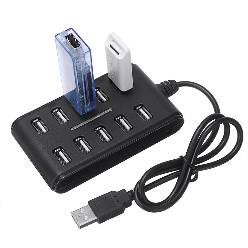 POHIKS 1pc 10 Ports High Speed USB 2.0 Hub Splitter Portable Durable Expansion Adapter With ON/OFF Switch For PC Laptop 
POHIKS 1pc 10 Ports High Speed USB 2.0 Hub Splitter Portable Durable Expansion Adapter With ON/OFF Switch For PC Laptop