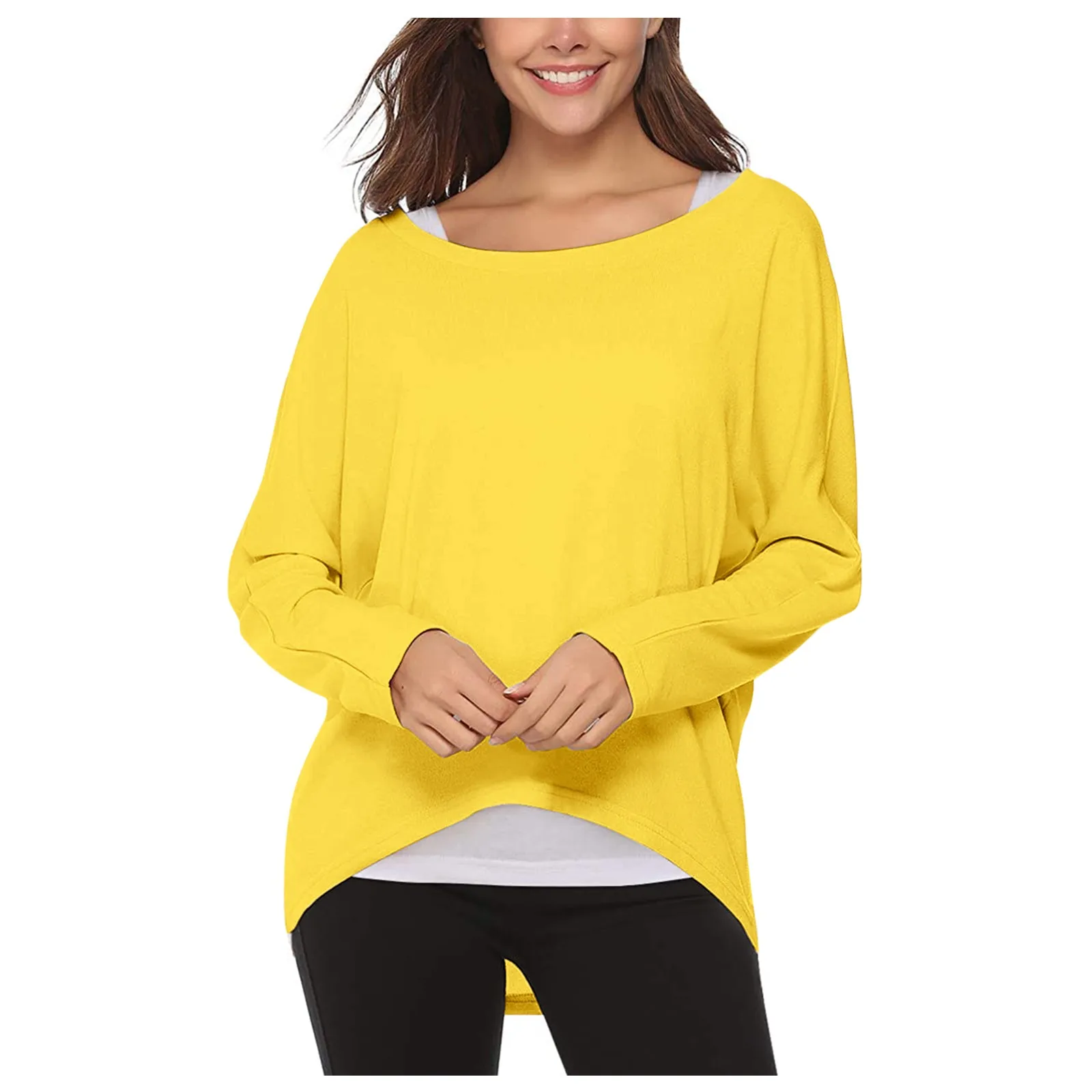 Oversize Fashion Solid Blouse Shirt Loose Sexy O-Neck Tops Casual Autumn Winter Ladies Female Women Long Sleeve Blusas Pullover
Oversize Fashion Solid Blouse Shirt Loose Sexy O-Neck Tops Casual Autumn Winter Ladies Female Women Long Sleeve Blusas Pullover