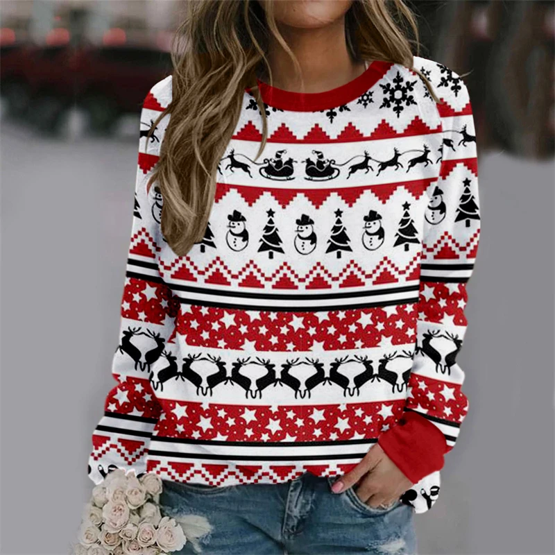 Print Sweatshirt With Hood Christmas Pullover 2021 Women's Clothing Loose Winter Clothes Women New Style Sweatshirts Long Sleeve
Print Sweatshirt With Hood Christmas Pullover 2021 Women's Clothing Loose Winter Clothes Women New Style Sweatshirts Long Sleeve