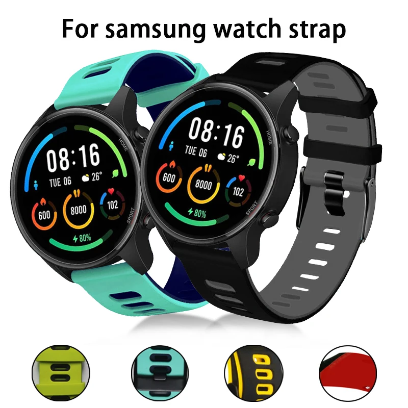 Silicone Band For Samsung Galaxy Watch 4/Classic/3/46mm/42mm/Active 2 Gear S3 /S2 Bracelet 20mm/22mm Huawei GT/2/GT2 Pro Strap
Silicone Band For Samsung Galaxy Watch 4/Classic/3/46mm/42mm/Active 2 Gear S3 /S2 Bracelet 20mm/22mm Huawei GT/2/GT2 Pro Strap