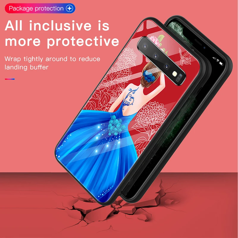 Luxury Cute Flower Butterfly Girls Glass Phone Case For Samsung Galaxy S20 S10 E 5G S9 S8 Note 10 9 8 Plus Soft Silicone Cover
Luxury Cute Flower Butterfly Girls Glass Phone Case For Samsung Galaxy S20 S10 E 5G S9 S8 Note 10 9 8 Plus Soft Silicone Cover