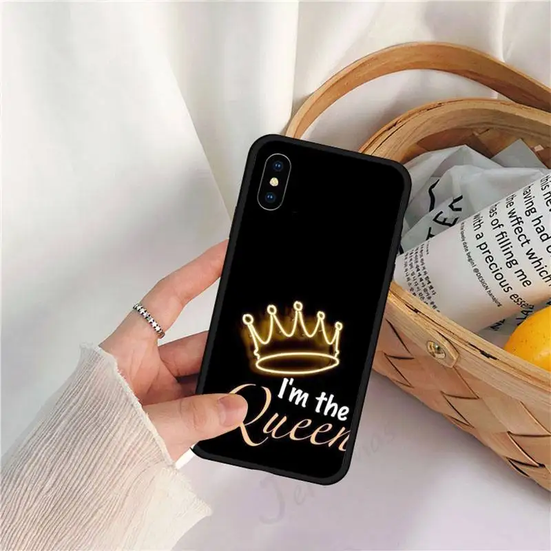 King Queen gold Crown Phone Case for iPhone 11 12 pro XS MAX 8 7 6 6S Plus X 5S SE 2020 XR funda hull coque shell
King Queen gold Crown Phone Case for iPhone 11 12 pro XS MAX 8 7 6 6S Plus X 5S SE 2020 XR funda hull coque shell