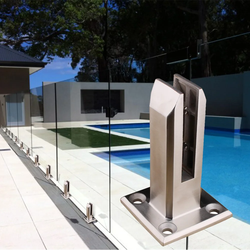 Stainless Steel Glass Clip Clamp Bracket Floor Standing Stairs Balcony Pool Glass Spigots Post Balustrade Railing Clamp Clips
Stainless Steel Glass Clip Clamp Bracket Floor Standing Stairs Balcony Pool Glass Spigots Post Balustrade Railing Clamp Clips