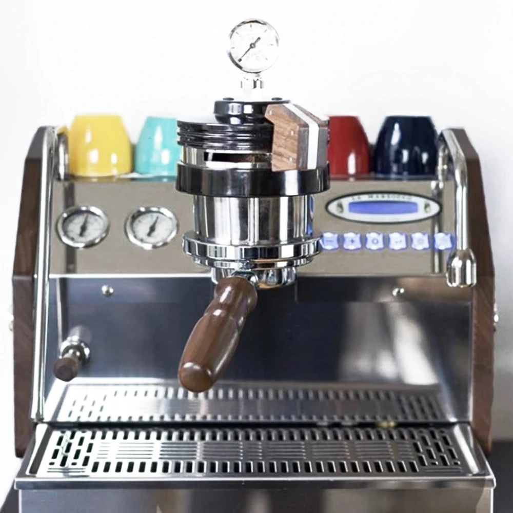 58mm Coffee Bottomless Portafilter For La Marzocco E61 Wood Handle Replacement Wooden Handle Professional Accessory
58mm Coffee Bottomless Portafilter For La Marzocco E61 Wood Handle Replacement Wooden Handle Professional Accessory