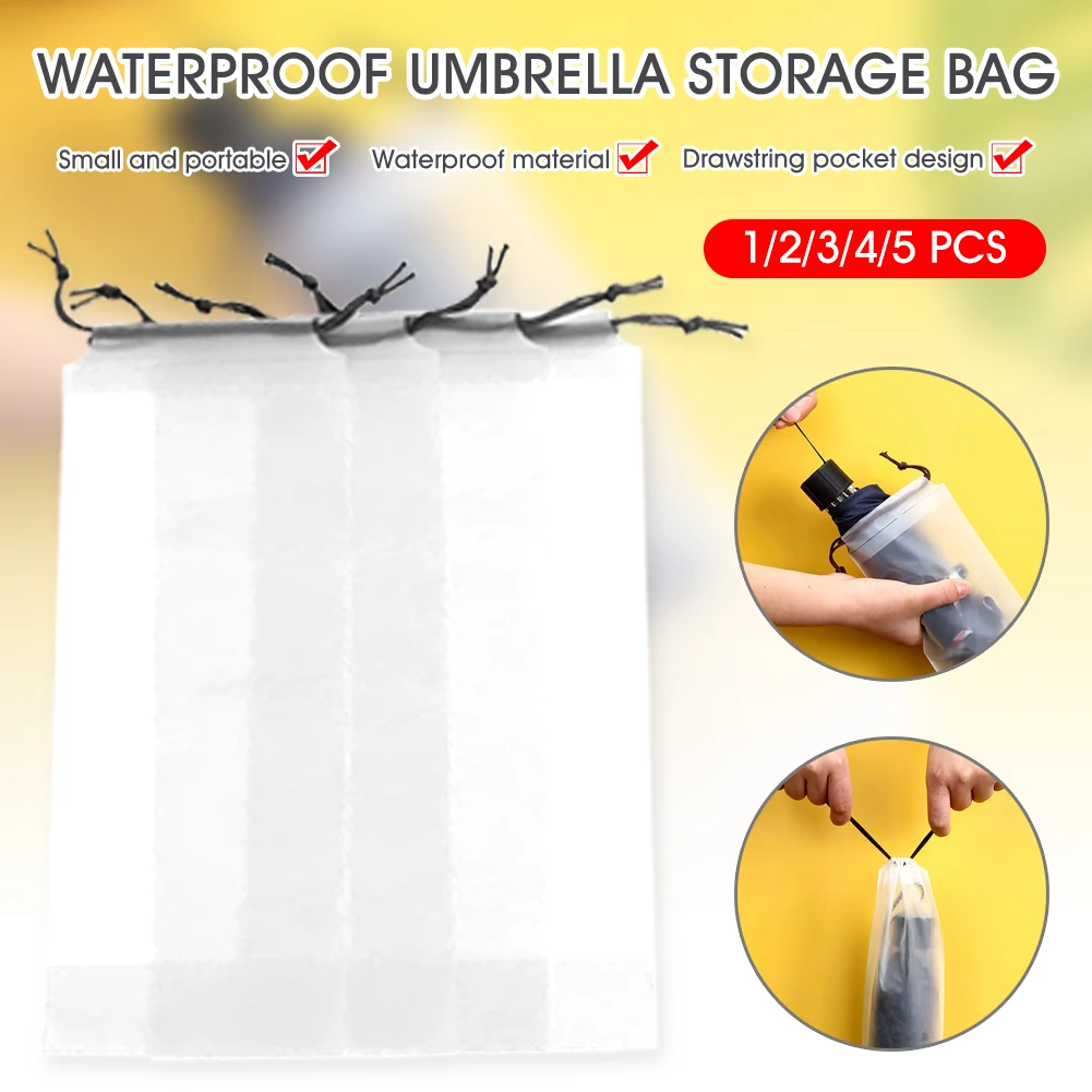 Transparent Umbrella Cover Waterproof Reusable Portable Umbrella Holder Storage Bags with Drawstring Umbrella Packaging Shipping
Transparent Umbrella Cover Waterproof Reusable Portable Umbrella Holder Storage Bags with Drawstring Umbrella Packaging Shipping