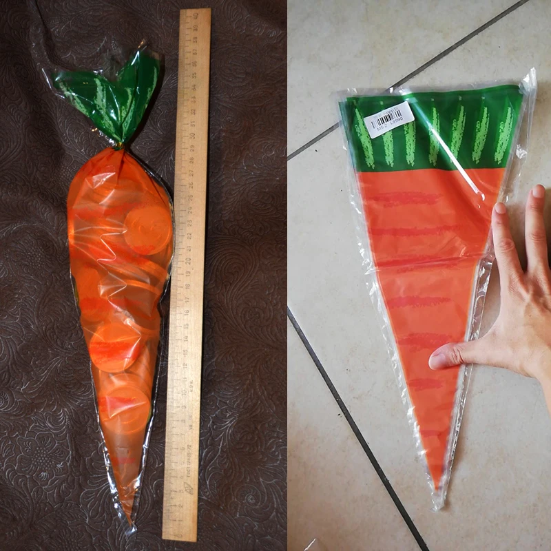 20pcs carrot plastic candy bags easter decoration carrot gift bag cookie packing bags kids birthday party supplies easter decor
20pcs carrot plastic candy bags easter decoration carrot gift bag cookie packing bags kids birthday party supplies easter decor