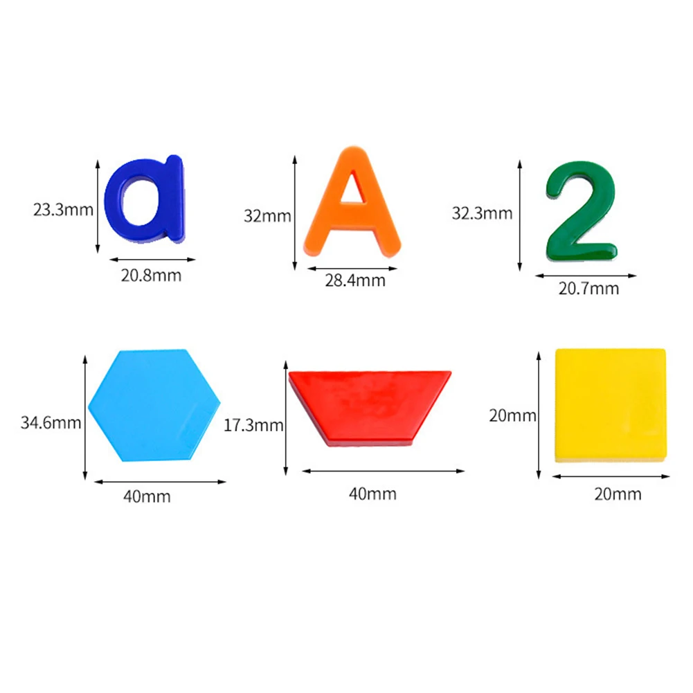 Magnetic Colorful English Alphabet Number Shape Puzzles Educational Kids Toy Containing different color children learn English
Magnetic Colorful English Alphabet Number Shape Puzzles Educational Kids Toy Containing different color children learn English