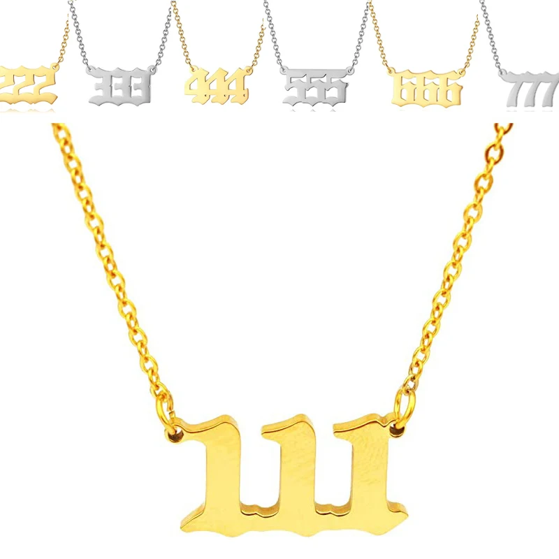 Unisex Stainless Steel Number Necklaces Pendant Charms Necklace Minimalist Jewelry
Unisex Stainless Steel Number Necklaces Pendant Charms Necklace Minimalist Jewelry