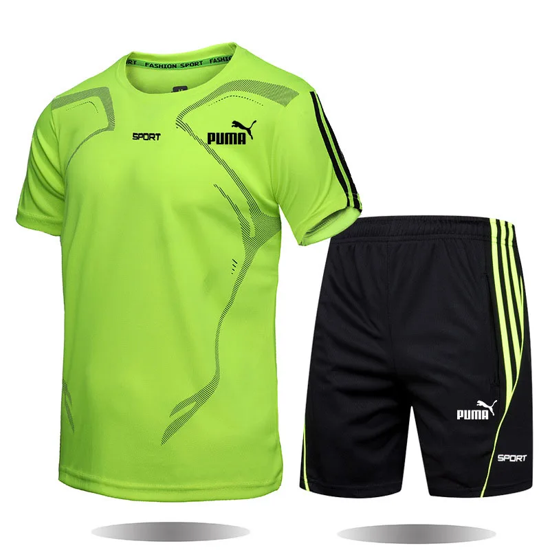 New men's running T-shirt + shorts suit football basketball uniforms men's sports suits quick-drying fitness sportswear running
New men's running T-shirt + shorts suit football basketball uniforms men's sports suits quick-drying fitness sportswear running