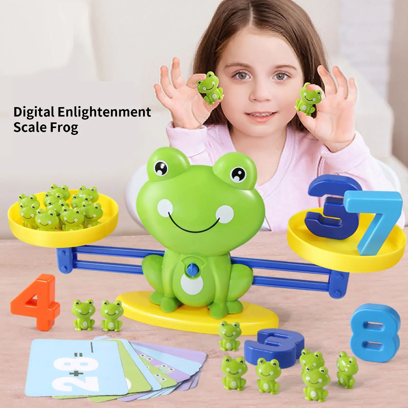 Kids Montessori Educational Math Toy Kids Cute Colorful Exquisite Scale Counting Toys Board Game Froggy Balance Counting Toys
Kids Montessori Educational Math Toy Kids Cute Colorful Exquisite Scale Counting Toys Board Game Froggy Balance Counting Toys
