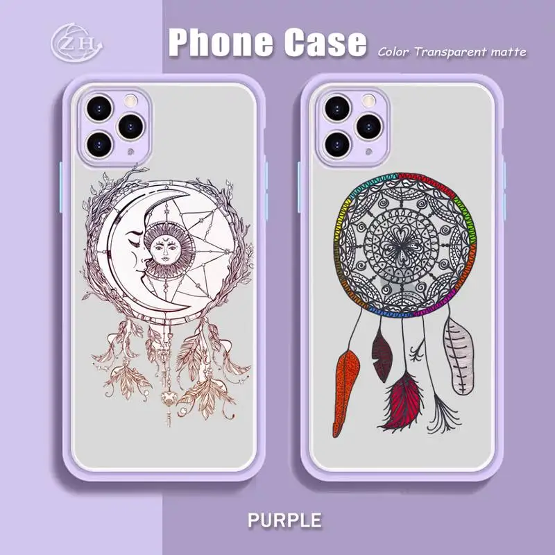 Dream Catcher Mandala Phone Case Purple Mint Matte Color For IPhone X XS Max XR 7 8 6 6S Plus 12 11 Pro Max Shockproof Clear
Dream Catcher Mandala Phone Case Purple Mint Matte Color For IPhone X XS Max XR 7 8 6 6S Plus 12 11 Pro Max Shockproof Clear