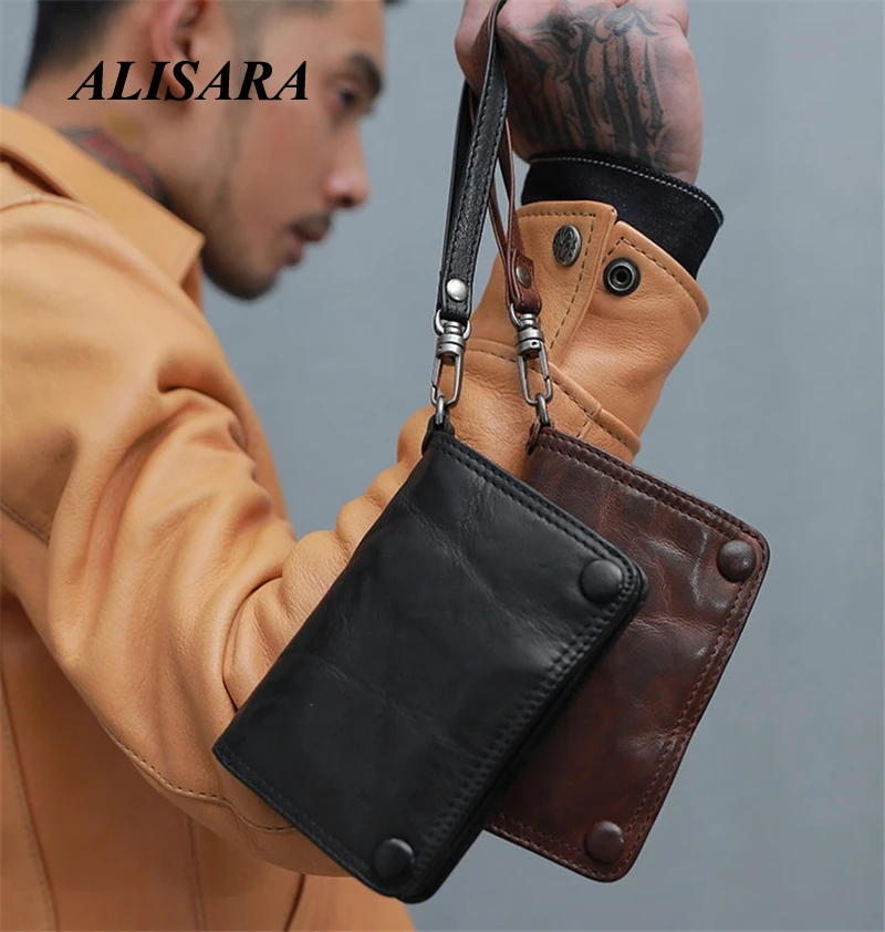 Кошелек мужской короткий Вертикальный кожаный винтажный женский в японском и корейском стиле из кожи ягненка растительного дубления
Кошелек мужской короткий Вертикальный кожаный винтажный женский в японском и корейском стиле из кожи ягненка растительного дубления